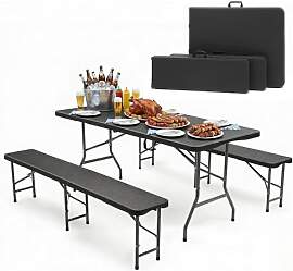 Sekey Bierzeltgarnitur Klappbar, Kunststoff