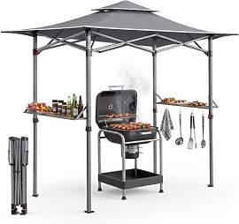 Sekey Faltbar Grillpavillon Winterfest Wetterfest, 