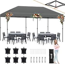 Sekey One-Touch Pop Up Pavillon 3x6, Partyzelt