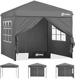 Sekey Pop Up Pavillon 3x3 Wasserdicht Stabil,