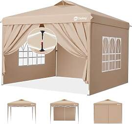 Sekey Pop Up Pavillon 3x3 Wasserdicht Stabil