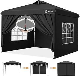 Sekey Pop Up Pavillon 3x3 Wasserdicht Stabil