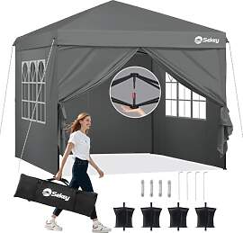 Sekey Premium Faltpavillon 3x3m Wasserdicht &