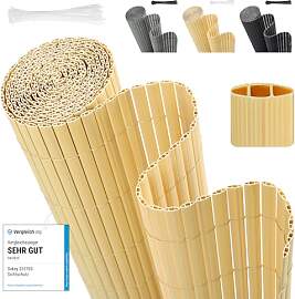 Sekey PVC Sichtschutzmatte 120x500cm Doppelte