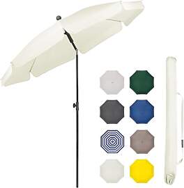 Sekey Sonnenschirm Balkon 200cm mit Schutzhülle