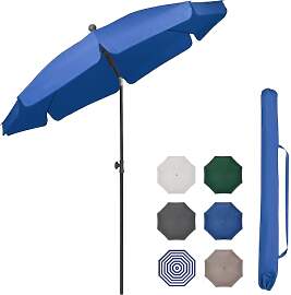 Sekey Sonnenschirm Balkon 200cm mit Schutzhülle