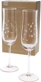 Sektglas Rex London Etched star (x2)