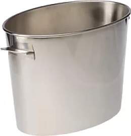 Sektkühler oval Edelstahl Lacor