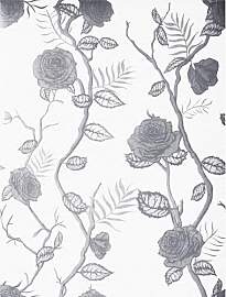 Selbstklebende Tapete Blau Blumen, 44 x 1000 cm