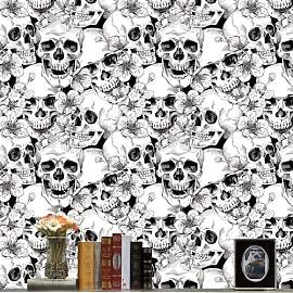 Selbstklebende Tapete Skull, 44.5 x 1000 cm