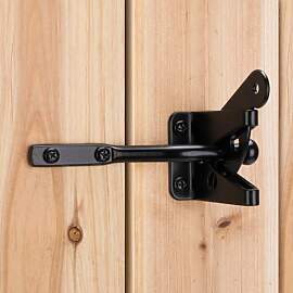 Selbstschließender Torriegel, automatischer