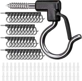 SELEWARE Q-Hanger, 40 Stück Edelstahl-Haken,