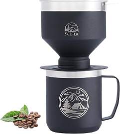 SELFLA Edelstahl-Kaffeetropfer-Set,