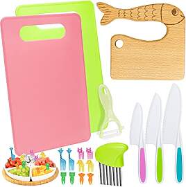 SelfTek 18-teiliges Küchenmesser-Set für