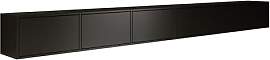 Selsey TV Lowboard Hängend Schwarz 300 cm