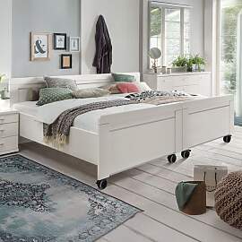 Senioren-Doppelbett Calimera Komfort mit Rollen