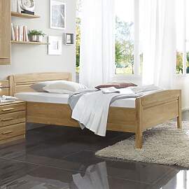 Seniorenbett Agaro Komfort Eiche teilmassiv