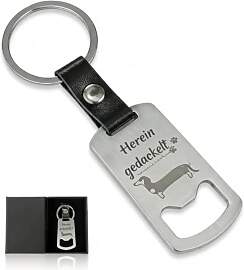 Senken Dackel geschenke - Bieröffner aus Metall,