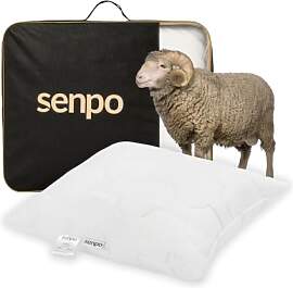 Senpo Melodia Kopfkissen 40×40, 100% Merino