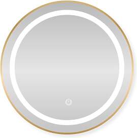 SensaHome Runder LED-Badezimmerspiegel –