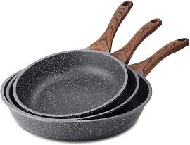 SENSARTE 20cm+24cm+28cm Antihaft Bratpfanne