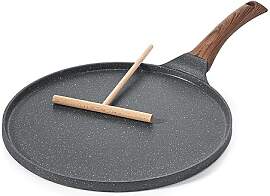 SENSARTE Crepe Pfanne 26cm Antihaftpfanne