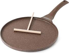 SENSARTE Toffeebraun Crepe Pfanne 26cm