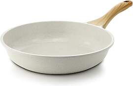 SENSARTE Weiß Keramik 28cm Antihaft Bratpfanne