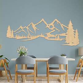 SENTOP HDF0414 Wanddekoration aus Holz –