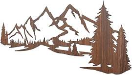 SENTOP HDF0414 Wanddekoration aus Holz –