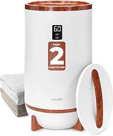 SereneLife Handtuchhalter Braun Holzoptik –