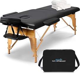 SereneLife Massageliege Klappbar – 3-Zonen