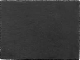 Servierplatte Stoney in Schwarz