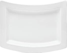 Servierplatte VAN WELL "Platte curved, 27,5