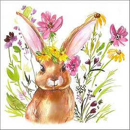 Serviette "Girl Bunny", 20 Stück
