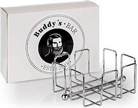 Serviettenhalter BUDDY'S, silber, B:14cm