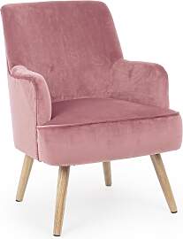 Sessel Adeline Samt-Optik, klassischer Komfort,