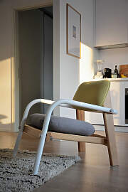 Sessel Billy Stoff, Retro Chic skandinavisch,