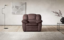 Sessel COTTA "Casino", braun, B:109cm