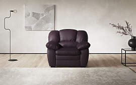 Sessel COTTA "Casino", braun, B:109cm