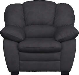 Sessel COTTA "Casino", lava, B:109cm