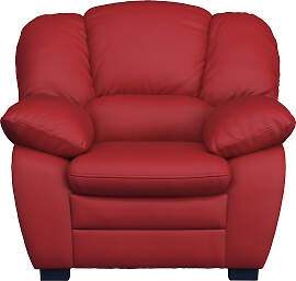 Sessel COTTA "Casino", rot, B:109cm