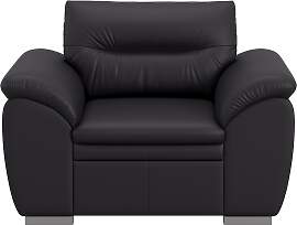 Sessel COTTA "Leandra", schwarz, B:125cm 