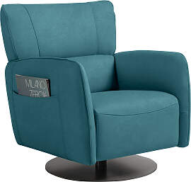 Sessel EGOITALIANO "Honey", blau (teal), 