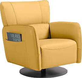 Sessel EGOITALIANO "Honey", gelb, B:74cm 