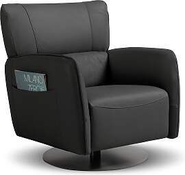Sessel EGOITALIANO "Honey", schwarz,