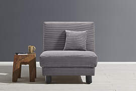 Sessel ELL + ELL "Enny", grau, B:85cm