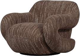 Sessel Folke aus Melange-Stoff, Retro Chic Design, 