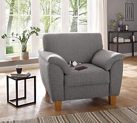 Sessel HOME AFFAIRE "Alta", grau,