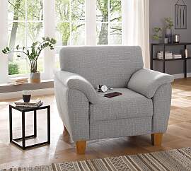 Sessel HOME AFFAIRE "Alta", silber,